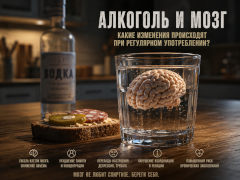 Алкоголь и мозг. Какие изменения происходят при регулярном употреблении?