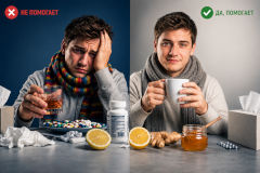 Помогает ли алкоголь от гриппа?